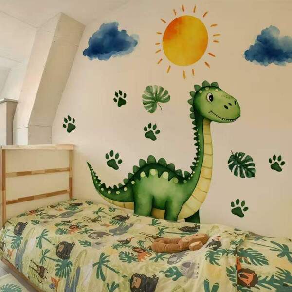 Adesivo de Parede Dinossauro Divertido