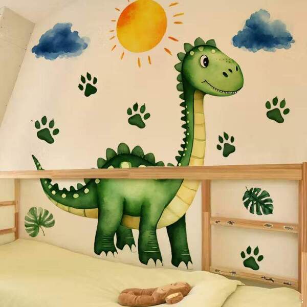 Adesivo de Parede Dinossauro Divertido