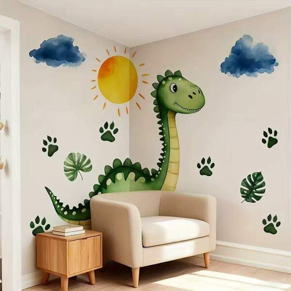 Adesivo de Parede Dinossauro Divertido
