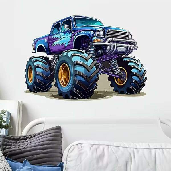 Adesivo de Parede Aventura Caminho Monstro