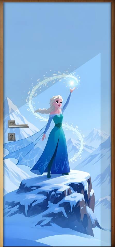 Adesivo de Porta Frozen