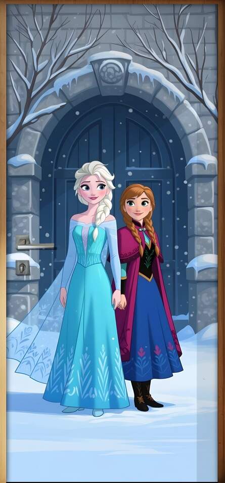 Adesivo de Porta Frozen