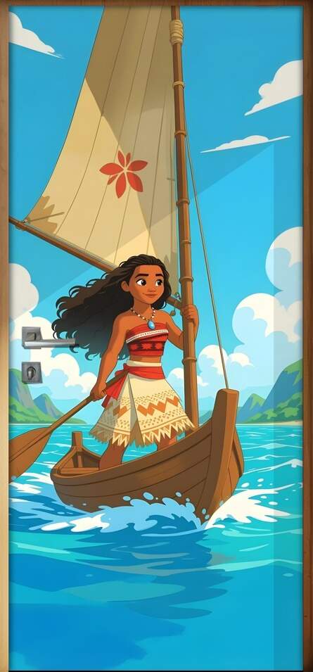 Adesivo de Porta Moana