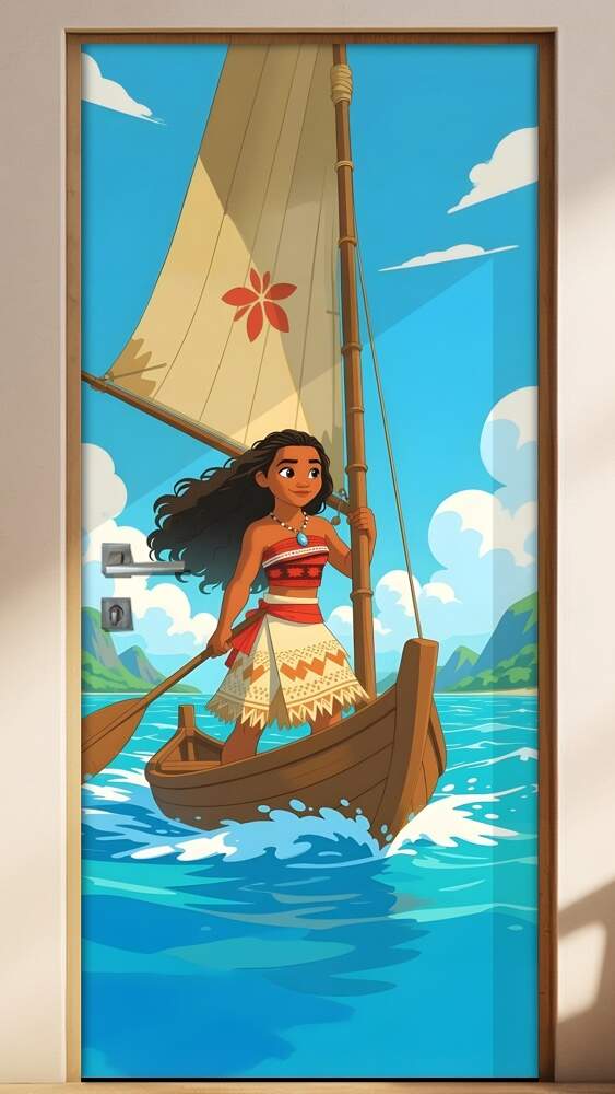 Adesivo de Porta Moana