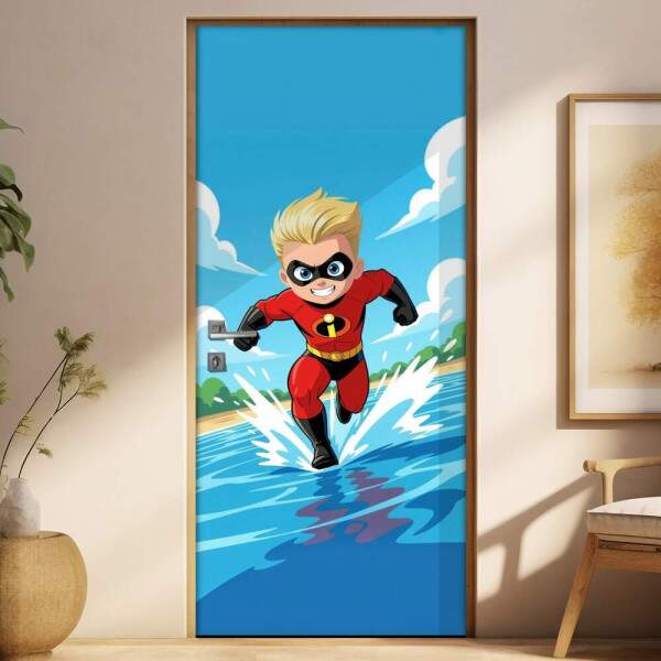 Adesivo de Porta Os Incrveis