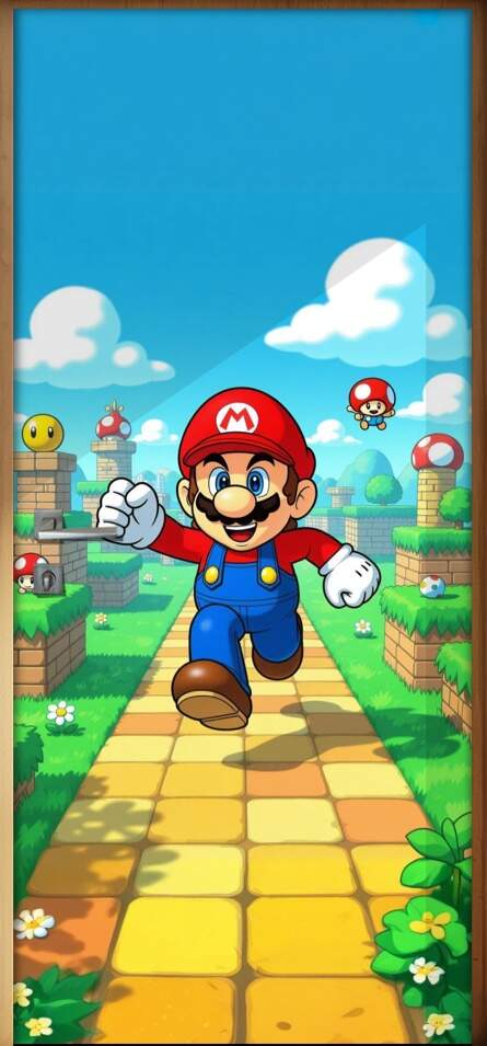 Adesivo de Porta Mario