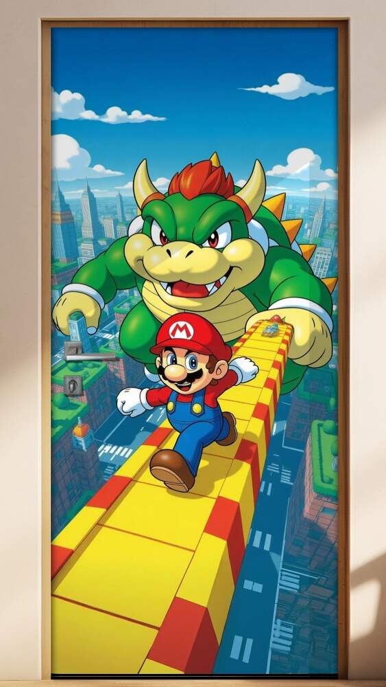 Adesivo de Porta Mario