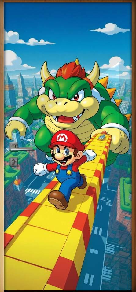 Adesivo de Porta Mario