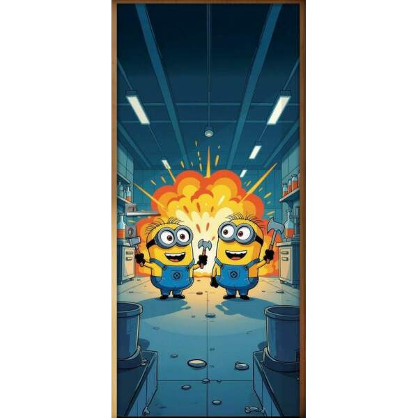 Adesivo de Porta Minions
