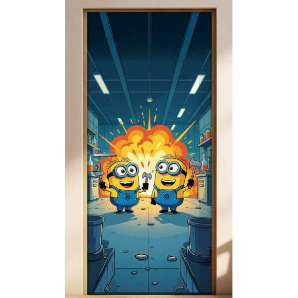 Adesivo de Porta Minions
