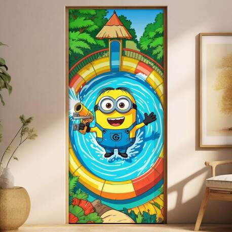 Adesivo de Porta Minions