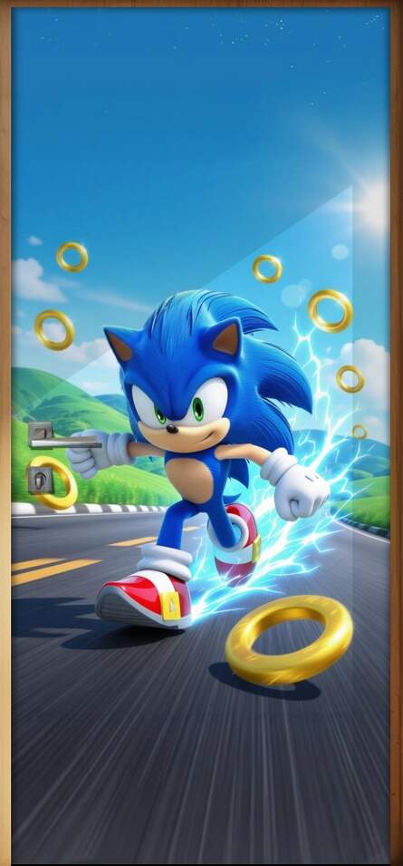 Adesivo de Porta Sonic