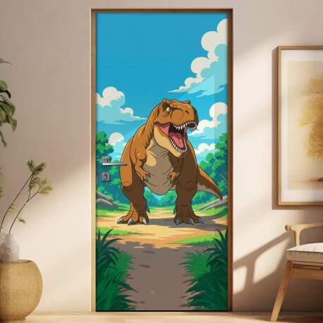 Adesivo de Porta Jurassic Park