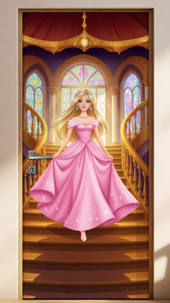 Adesivo de Porta Barbie