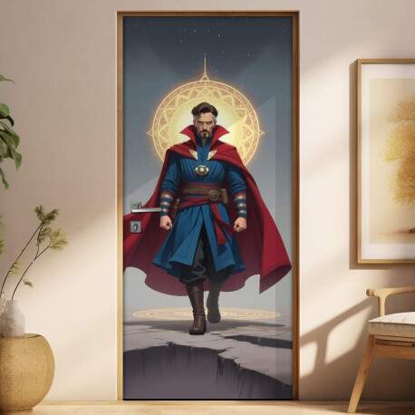 Adesivo de Porta Doutor Estranho