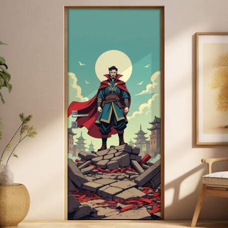 Adesivo de Porta Doutor Estranho
