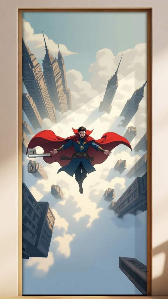 Adesivo de Porta Doutor Estranho