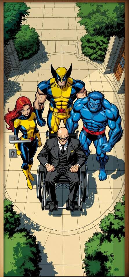 Adesivo de Porta X-Men