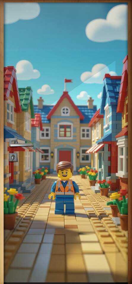 Adesivo de Porta Lego