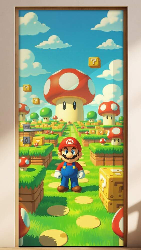 Adesivo de Porta Mario