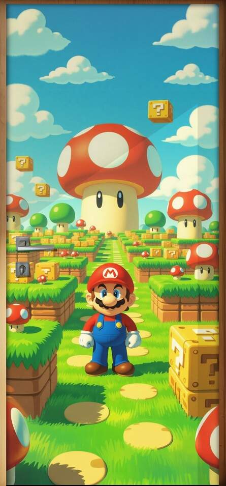 Adesivo de Porta Mario