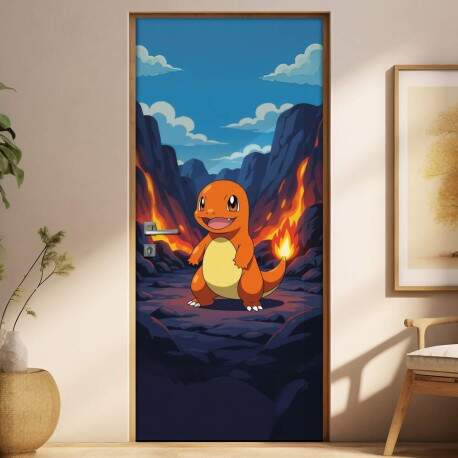 Adesivo de Porta Pokemon