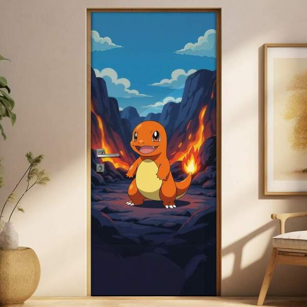 Adesivo de Porta Pokemon