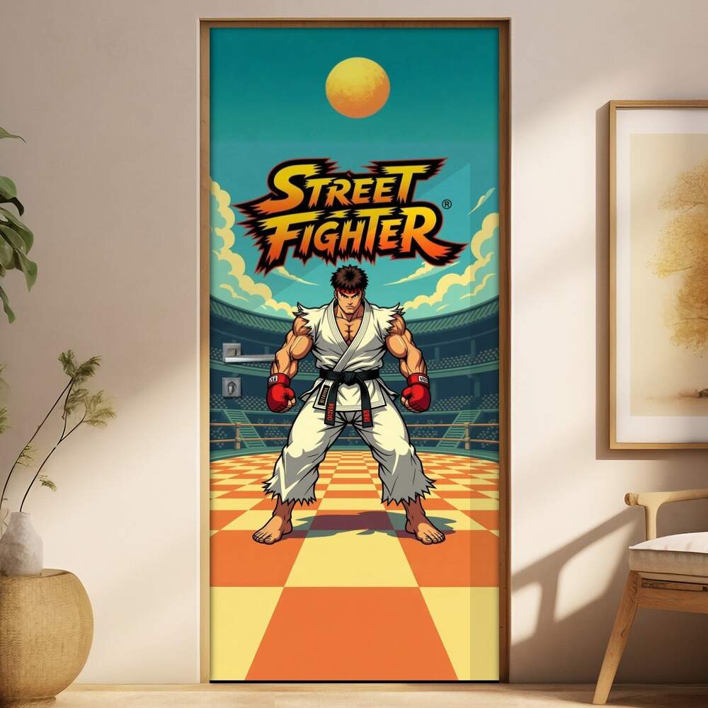 Adesivo de Porta Street Fighter