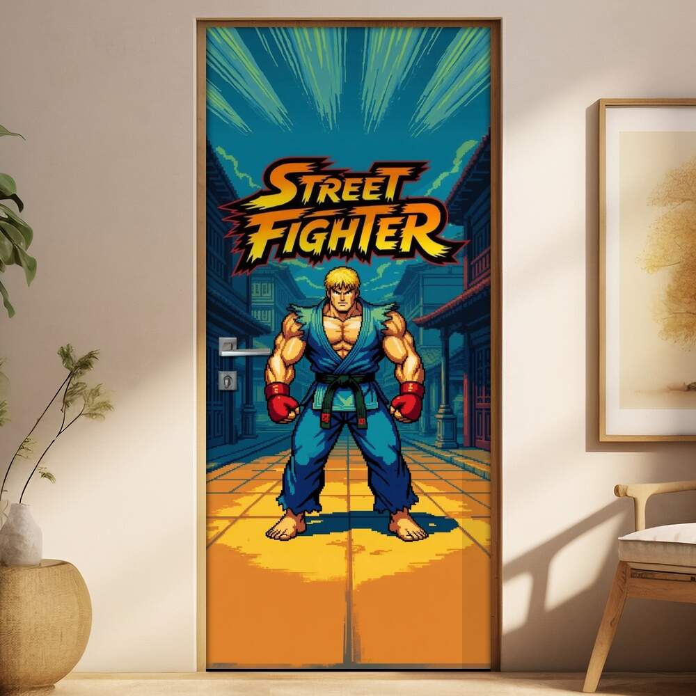 Adesivo de Porta Street Fighter