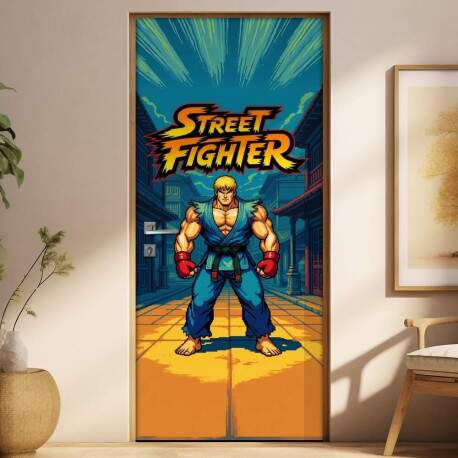 Adesivo de Porta Street Fighter