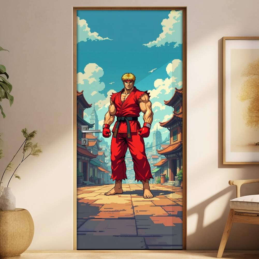 Adesivo de Porta Street Fighter