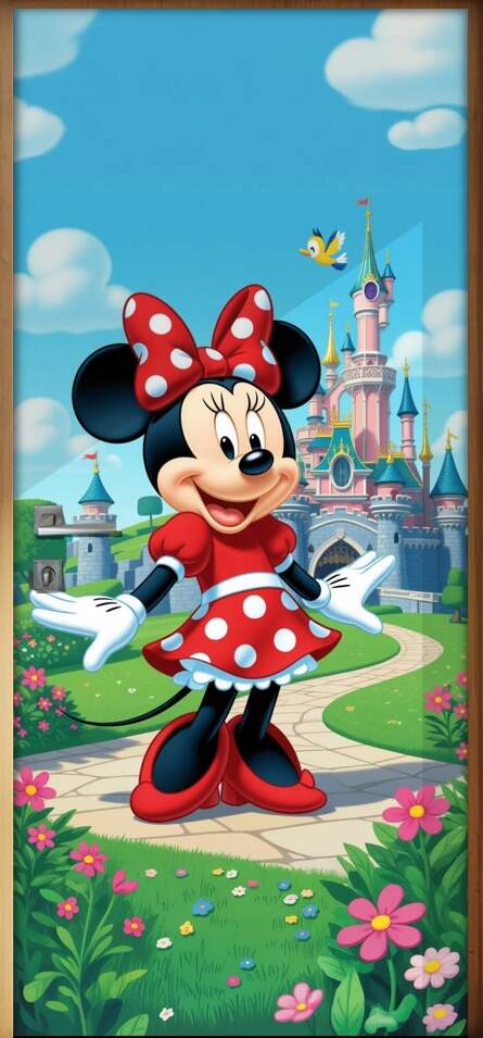 Adesivo de Porta Minnie