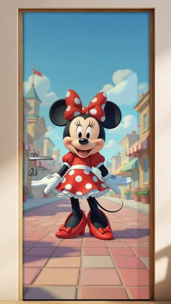 Adesivo de Porta Minnie