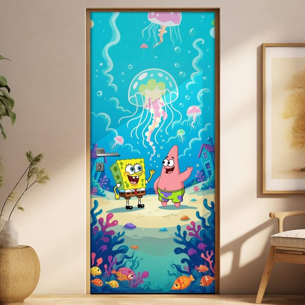 Adesivo de Porta Bob Esponja