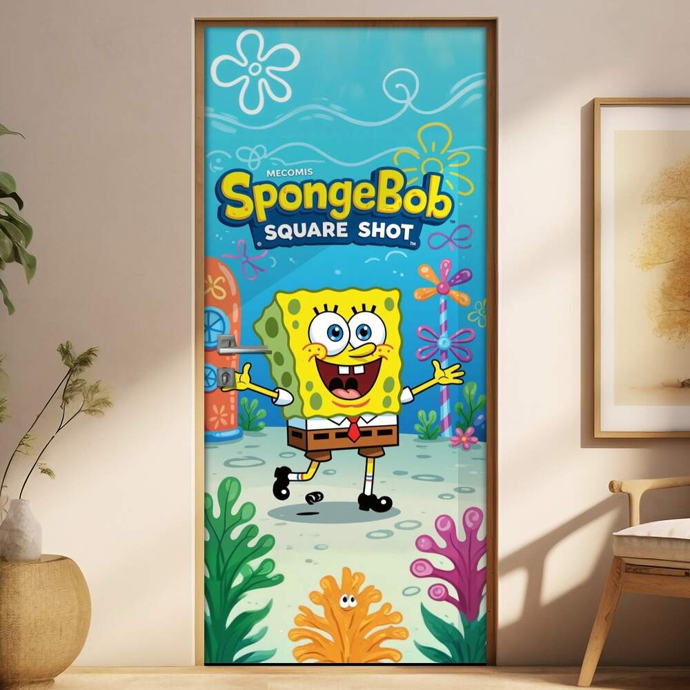 Adesivo de Porta Bob Esponja