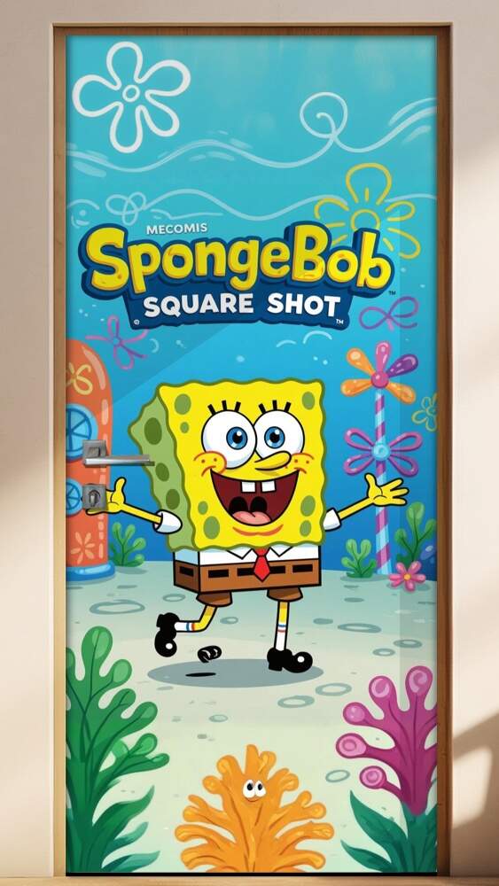 Adesivo de Porta Bob Esponja