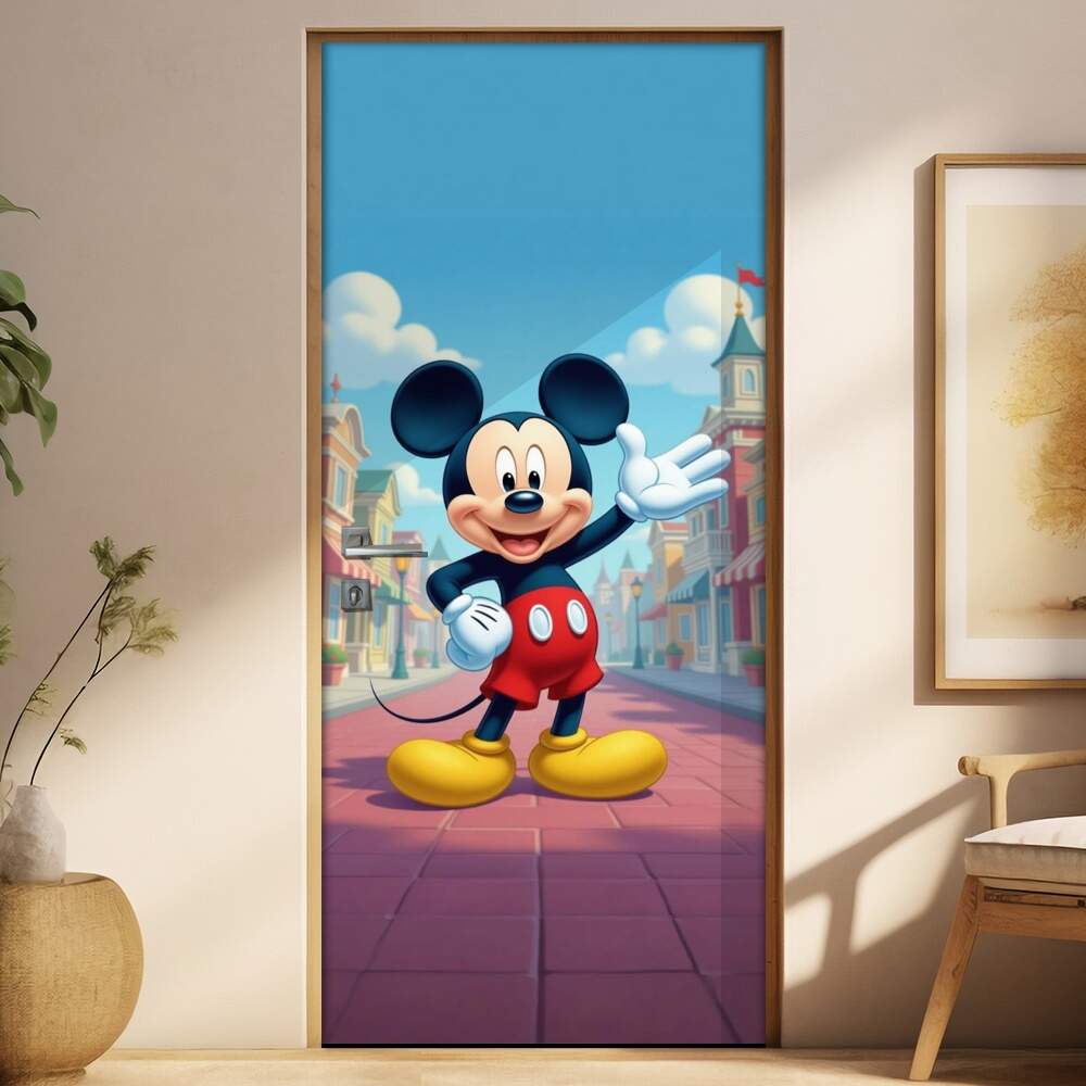 Adesivo de Porta Mickey
