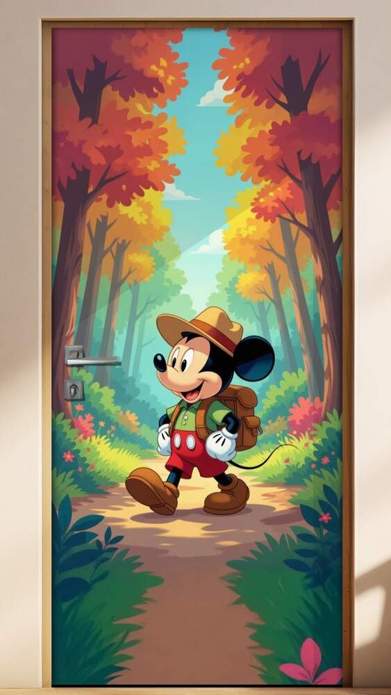 Adesivo de Porta Mickey