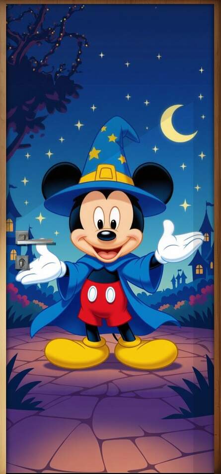 Adesivo de Porta Mickey