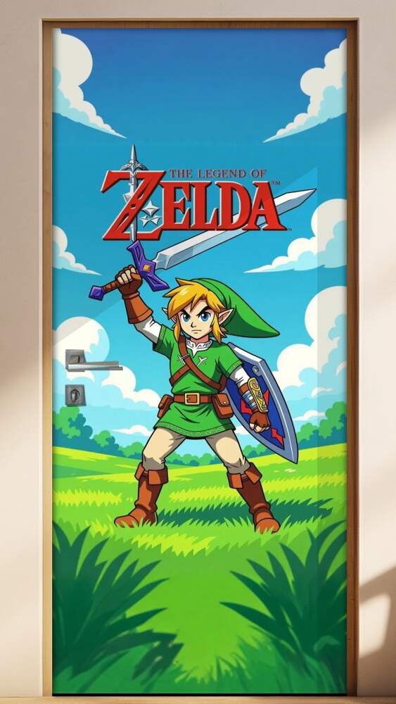 Adesivo de Porta The Legend of Zelda