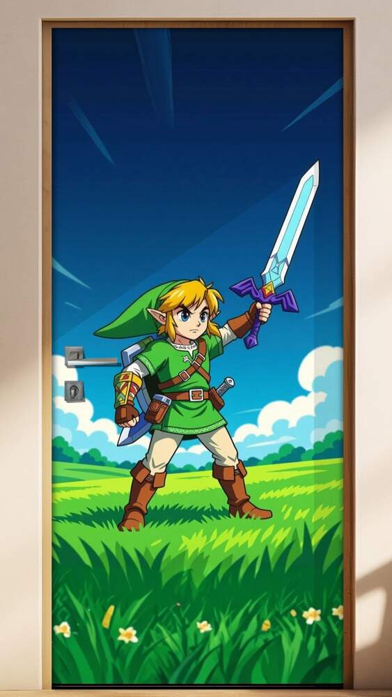 Adesivo de Porta The Legend of Zelda