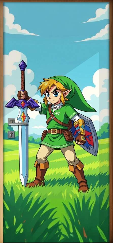 Adesivo de Porta The Legend of Zelda