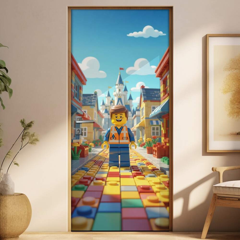 Adesivo de Porta Lego