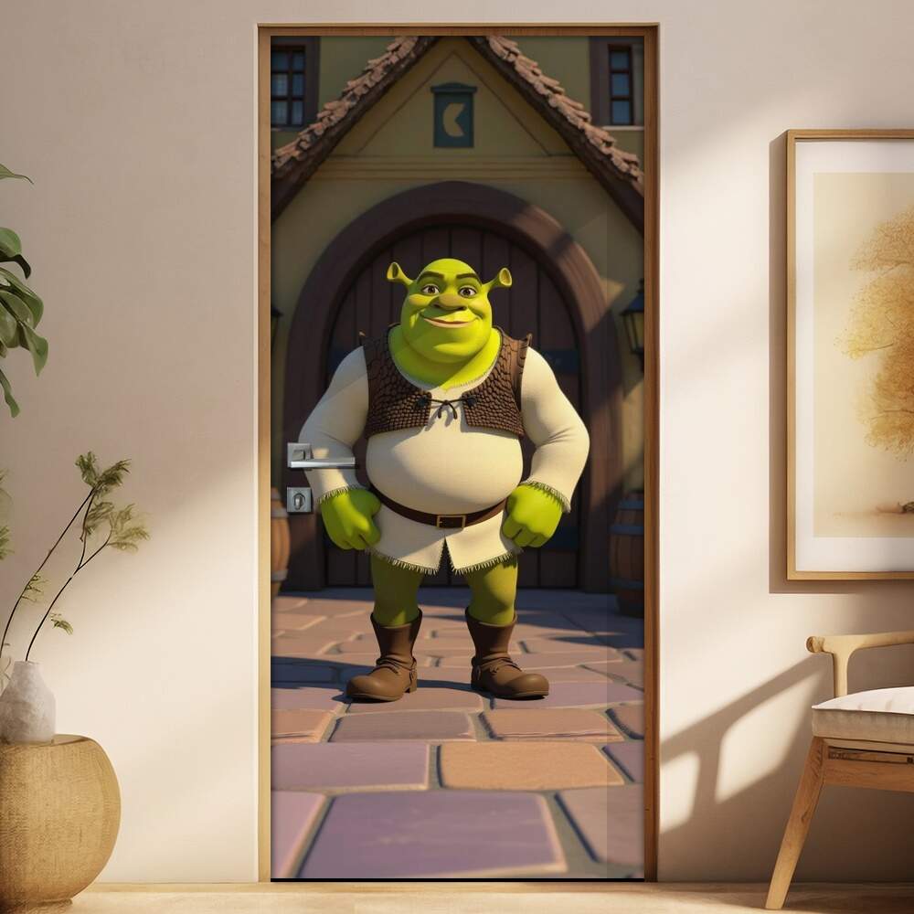 Adesivo de Porta Shrek