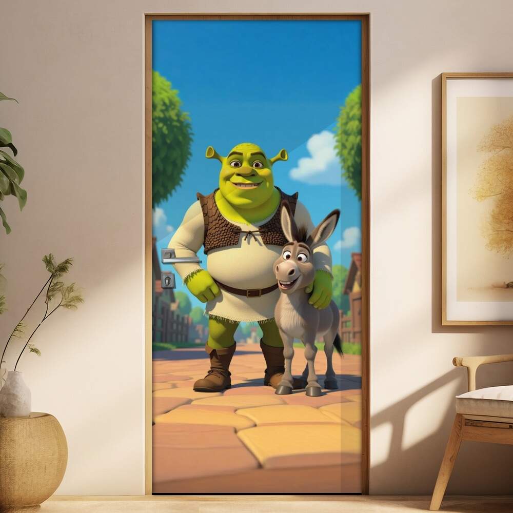 Adesivo de Porta Shrek
