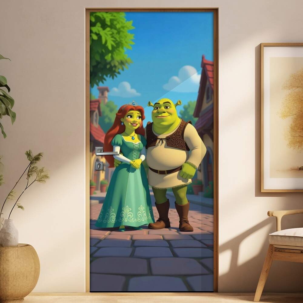 Adesivo de Porta Shrek