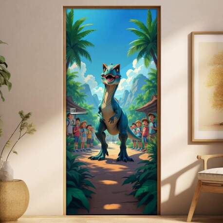 Adesivo de Porta Jurassic World