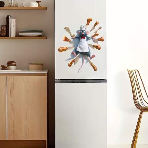 Adesivo de Parede Divertido Cozinha Remy Chef