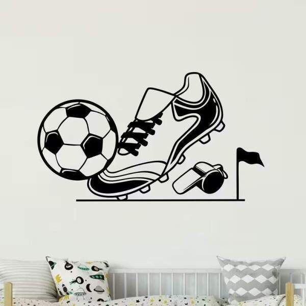 Adesivo de Parede Futebol Chuteira