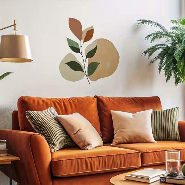 Adesivo de Parede Folhas Elegantes